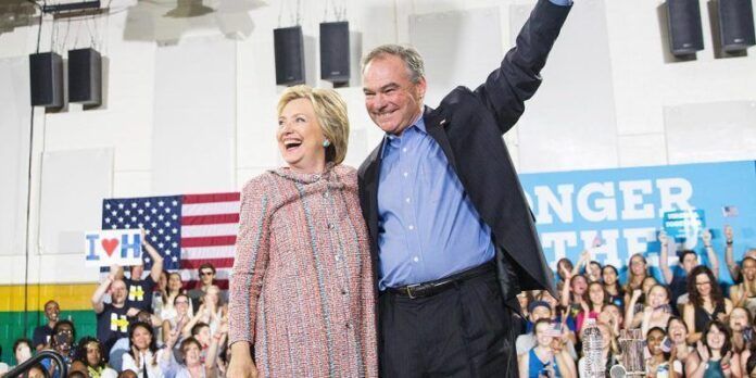 Hillary Clinton y Tim Kaine Hillary Clinton y Tim Kaine