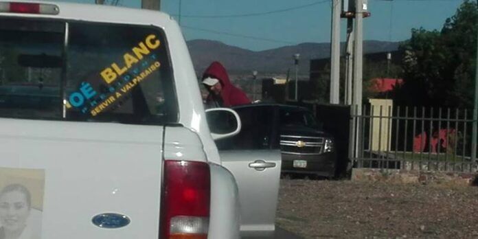 La camioneta de los 'chilangos' fue decomisada. La camioneta de los 'chilangos' fue decomisada.