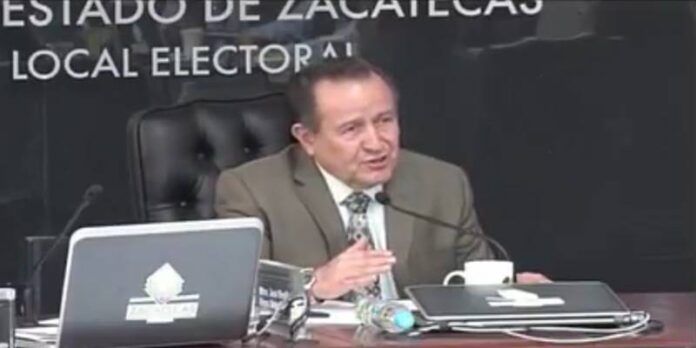 Virgilio Rivera, consejero presidente del IEEZ. Virgilio Rivera, consejero presidente del IEEZ.