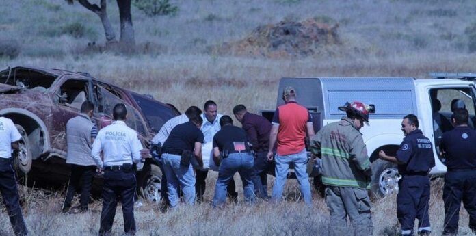 Fatal accidente en carretera federal 54