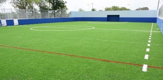 Promueven el deporte con nuevas canchas Promueven el deporte con nuevas canchas