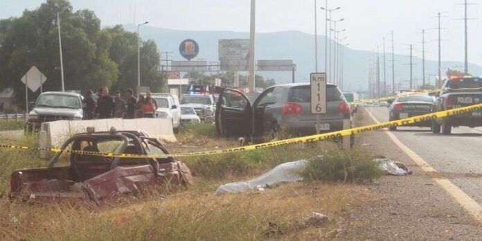 Escena del accidente Escena del accidente