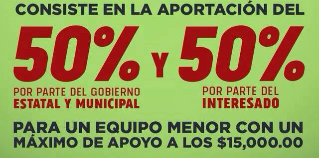 Brindan 50 por ciento del costo Brindan 50 por ciento del costo