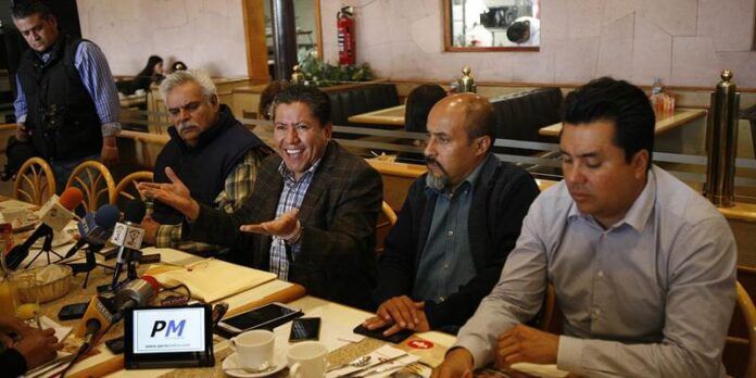 Rueda de prensa con líderes de Morena Rueda de prensa con líderes de Morena