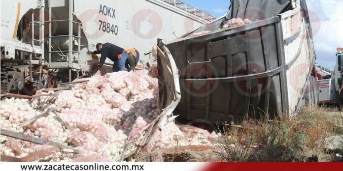 Mercancía que quedó en el suelo