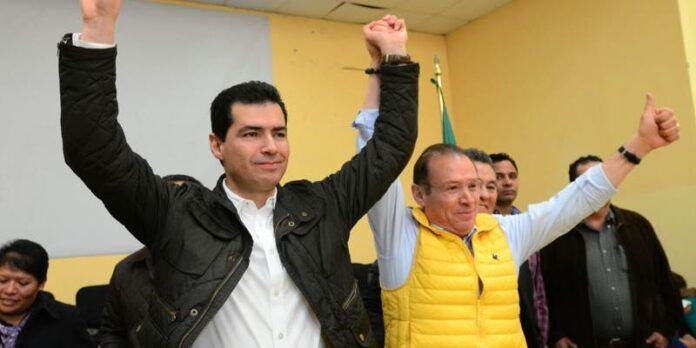 Rafael Flores y Pedro de León