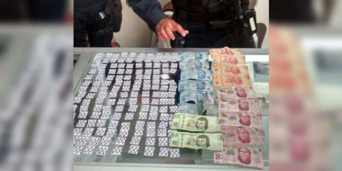 Aseguran droga y dinero