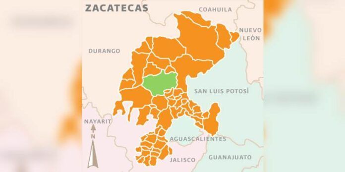 Mapa de Zacatecas Mapa de Zacatecas