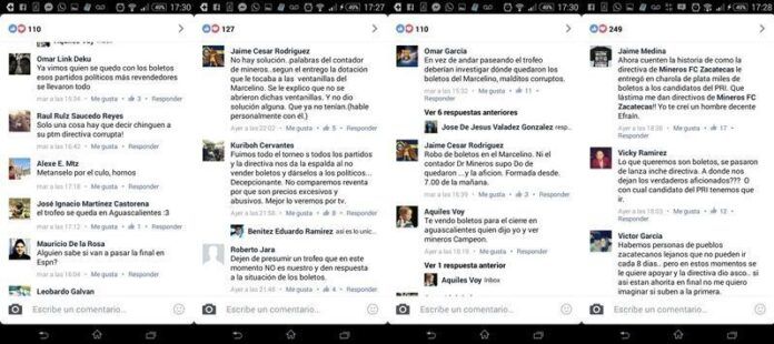 Comentan en facebook Comentan en facebook