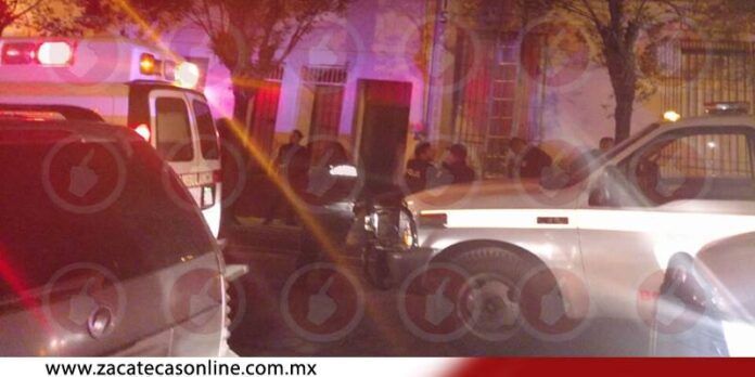 El hombre fue llevado al Hospital General.