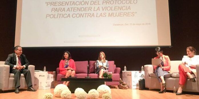 Presentan protocolo contra violencia política contra las mujeres Presentan protocolo contra violencia política contra las mujeres