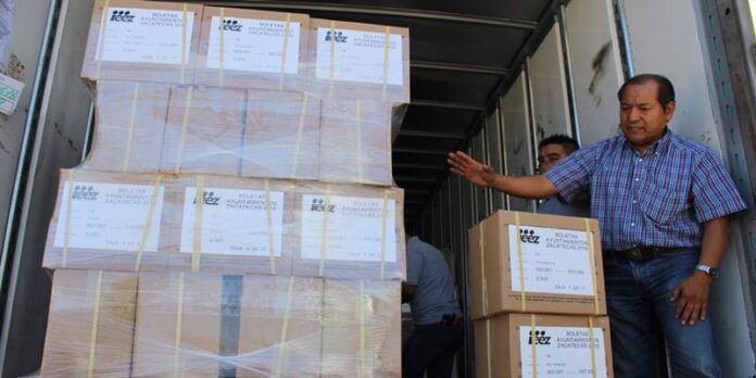 Las boletas están resguardadas y con seguridad.