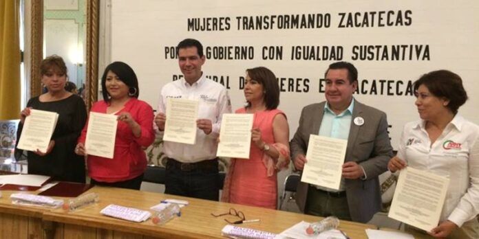 6 de los 7 candidatos firmaron la agenda.