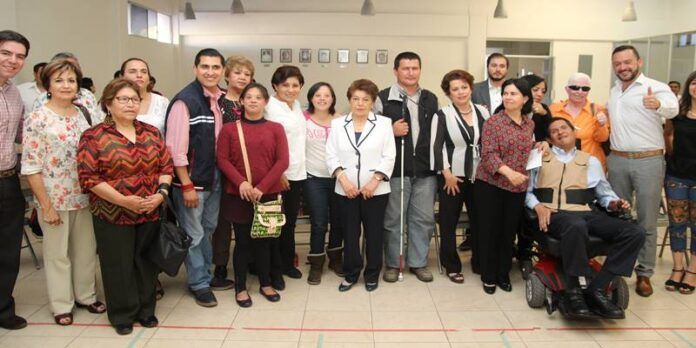 Reunión de Judit Guerrero con portavoces de las personas con discapacidad.