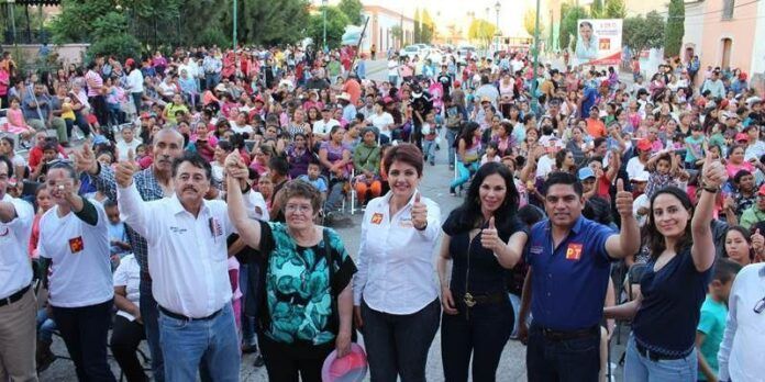 Mitin de candidatos del PT