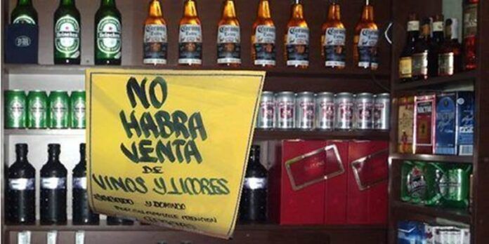 Prohibido vender alcohol Prohibido vender alcohol