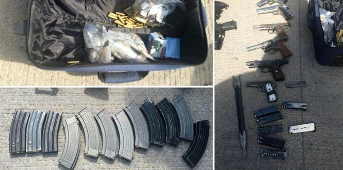 Policías decomisaron armas Policías decomisaron armas