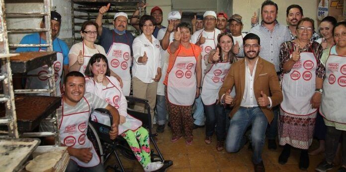 Judit Guerrero en campaña Judit Guerrero en campaña