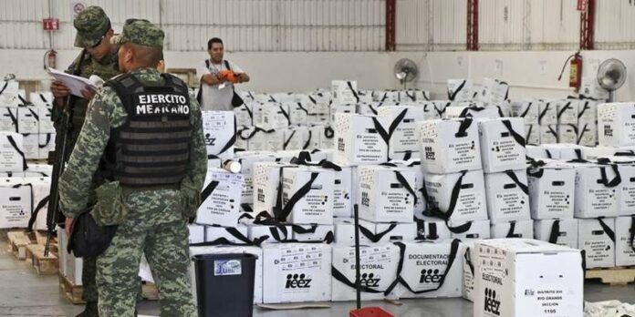Ejército resguarda seguridad del material Ejército resguarda seguridad del material