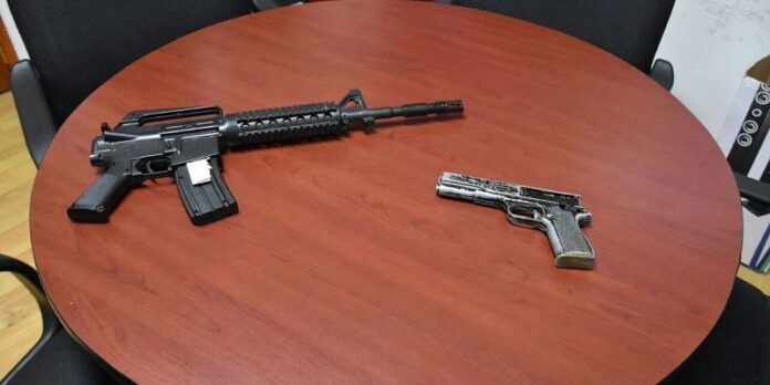 Armas aseguradas la semana pasada Armas aseguradas la semana pasada