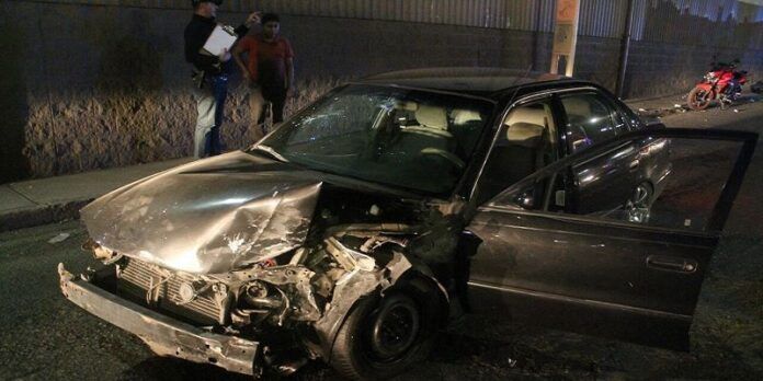 Daños materiales y un herido dejó el accidente