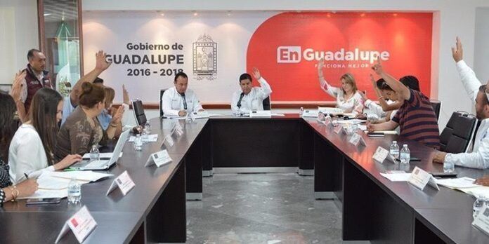 Sesión ordinaria de Cabildo en Guadalupe Sesión ordinaria de Cabildo en Guadalupe