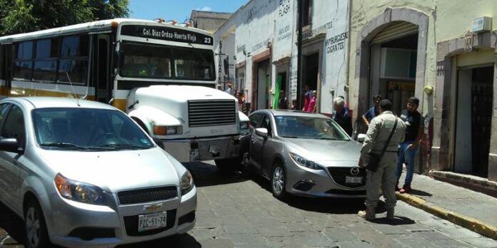 Accidente en la Morelos Accidente en la Morelos