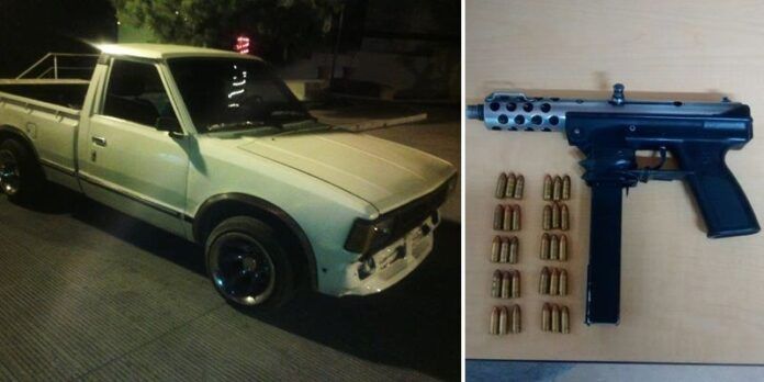Vehículo y arma asegurados por Metropol Vehículo y arma asegurados por Metropol