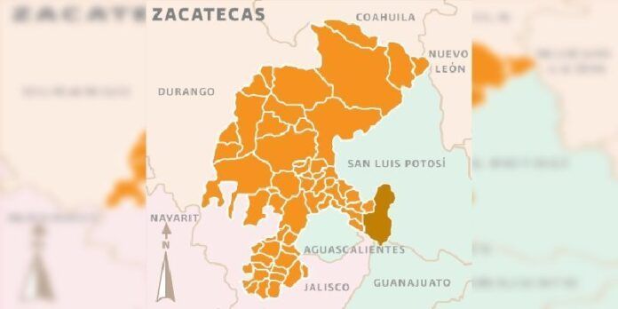 Mapa de Pinos, Zacatecas Mapa de Pinos, Zacatecas