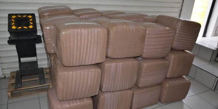 Traía 36 paquetes en doble fondo Traía 36 paquetes en doble fondo