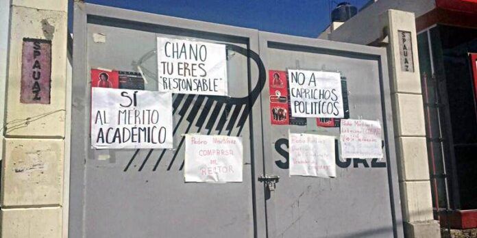 Protestan contra corrupción en sindicato Protestan contra corrupción en sindicato