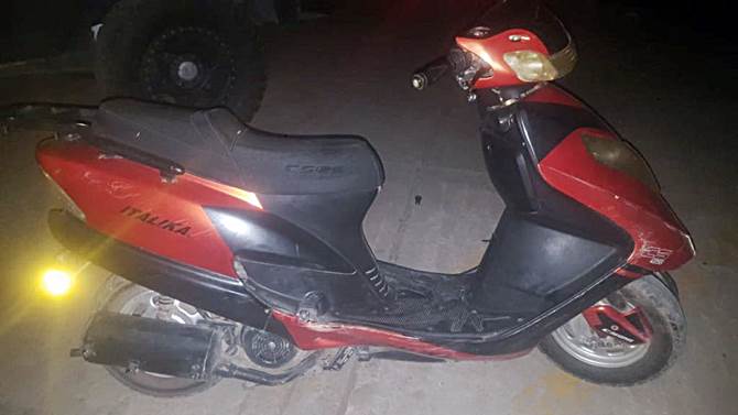 motocicleta cristal