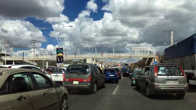 bloqueo calzada
