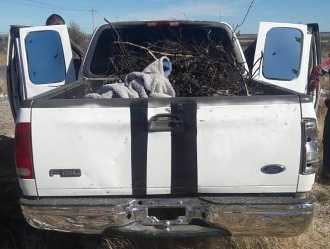 camioneta abandonada