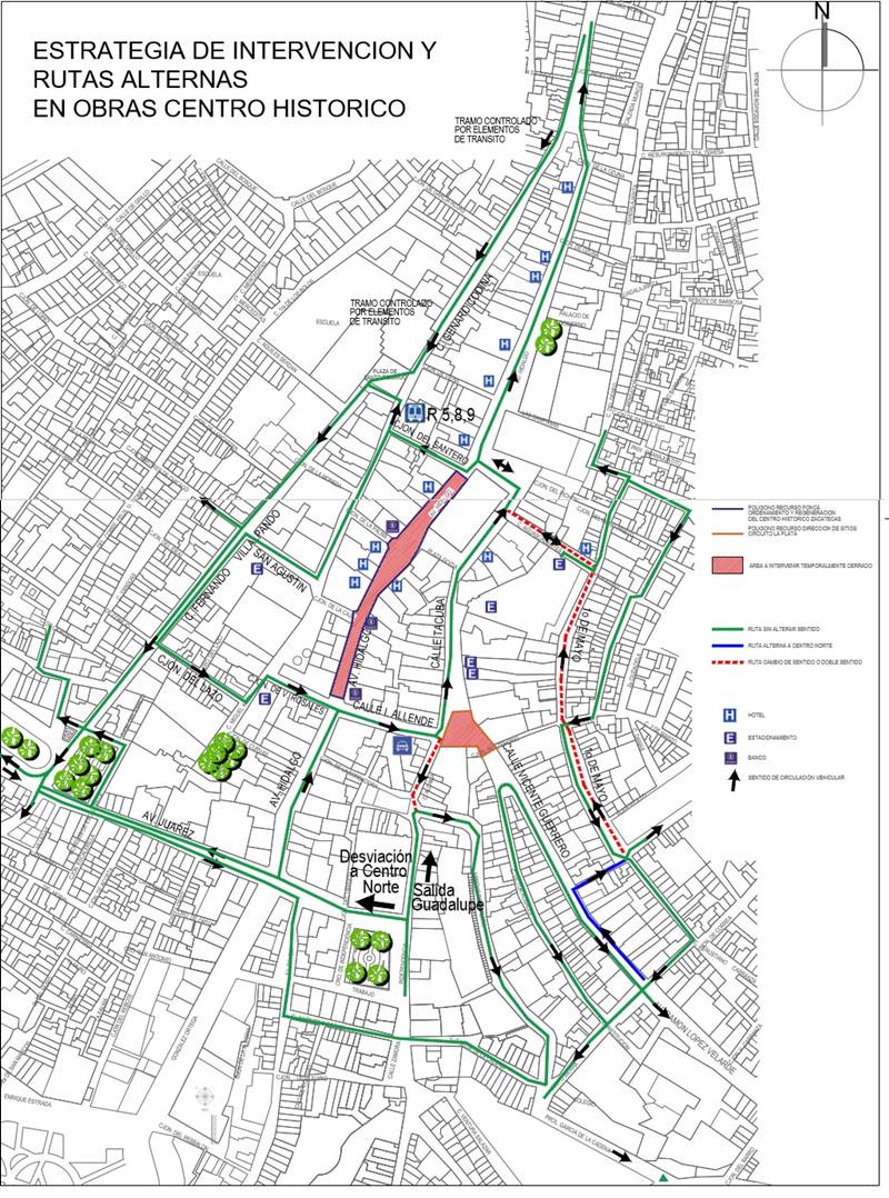 rutas alternas