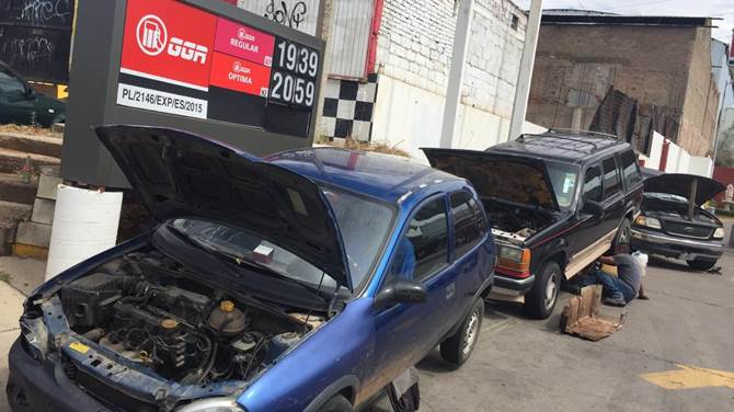 vehiculos averiados
