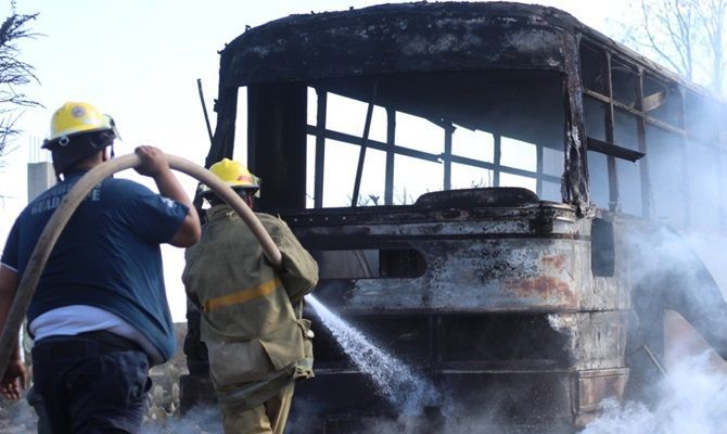 camion incendio guadalupe