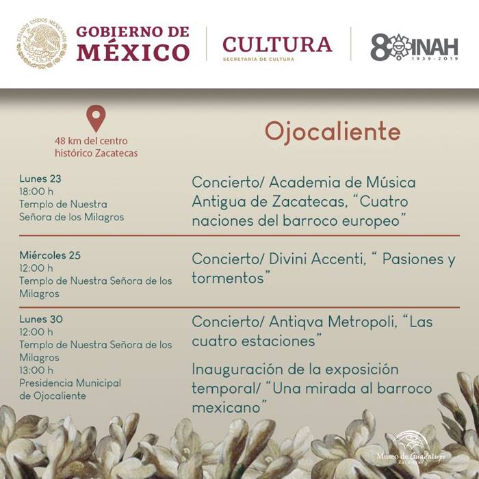 programa barroco ojocaliente