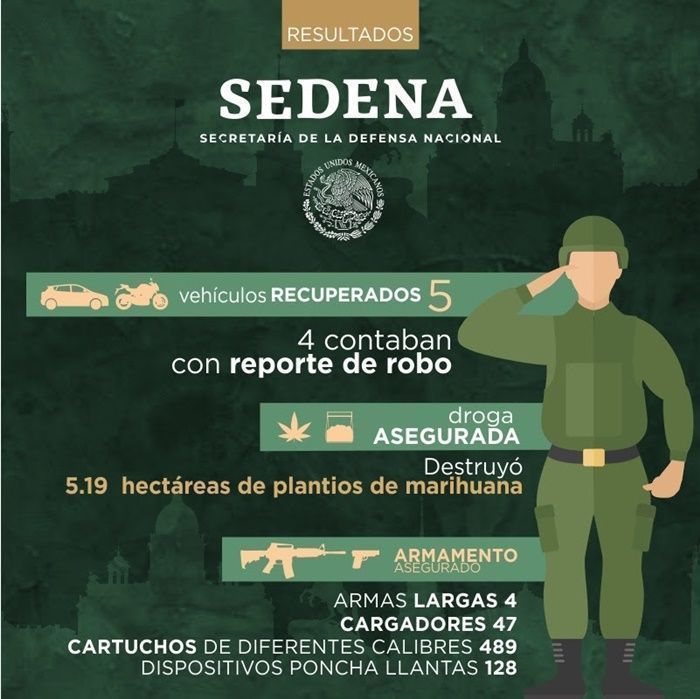 aseguramiento sedena
