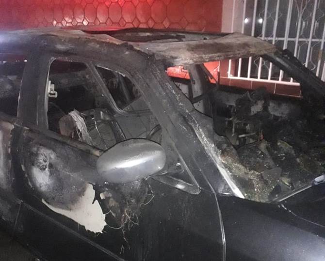 autos quemados