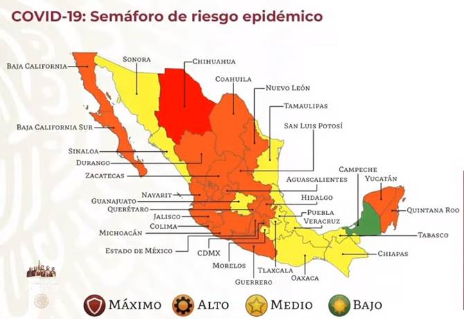 semaforo epidemiologico zacatecas
