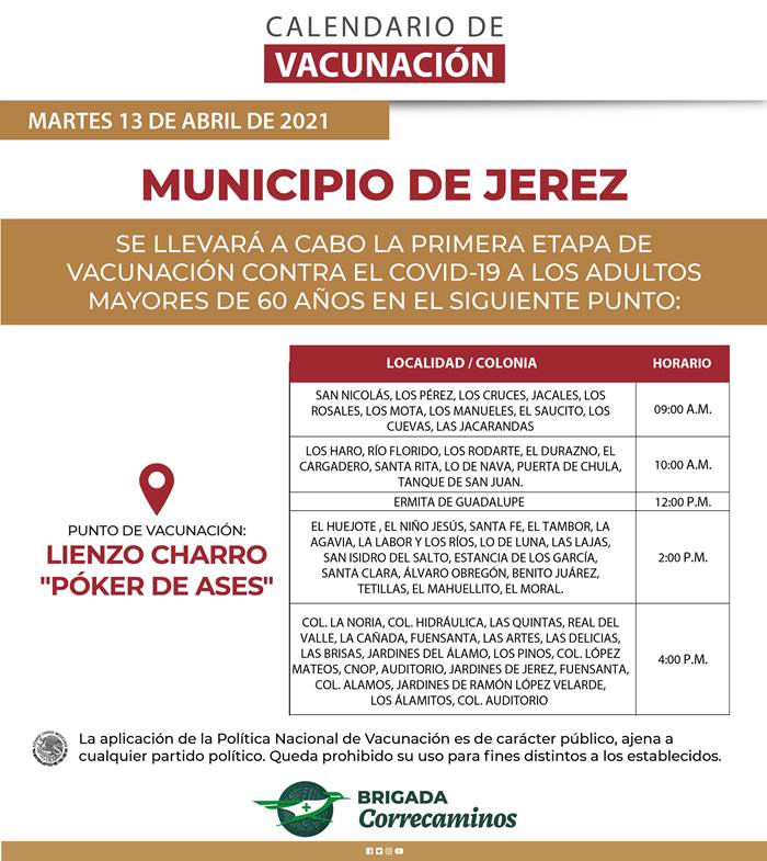 calendario vacunacion 2