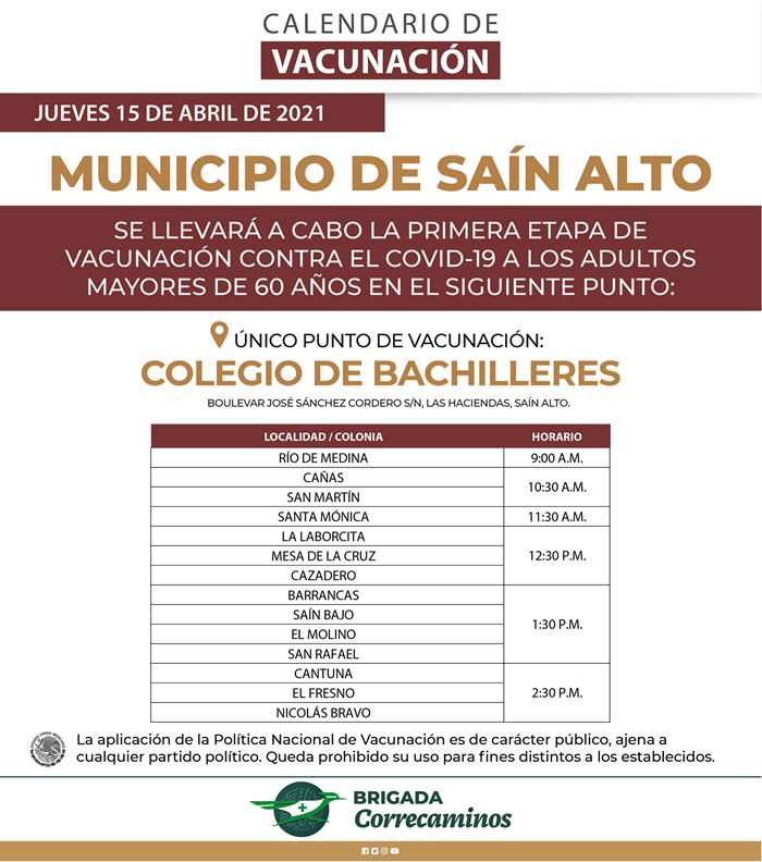 vacuna jueves 10