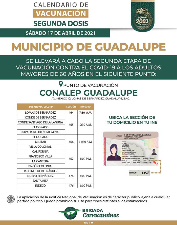 vacuna guadalupe