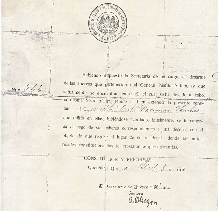 maximino documento