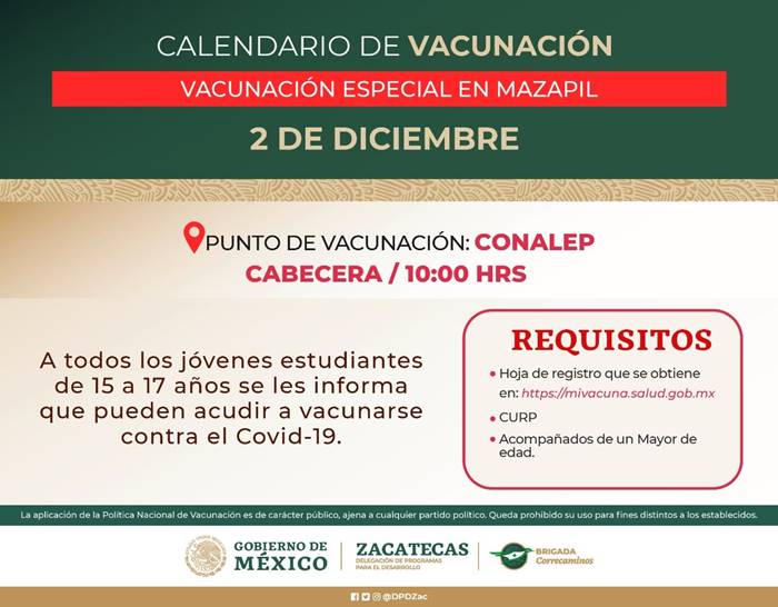 vacuna especial mazapil
