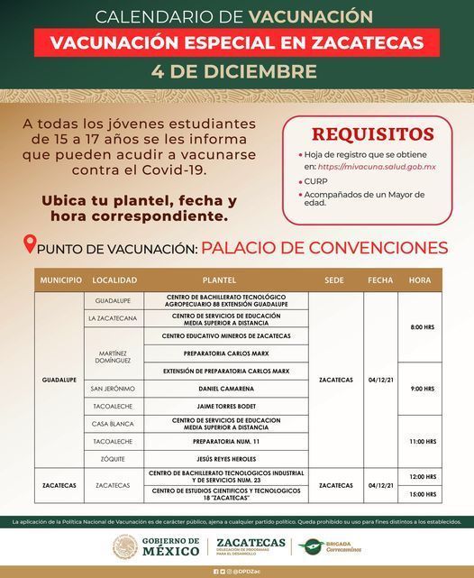 vacuna estudiantes