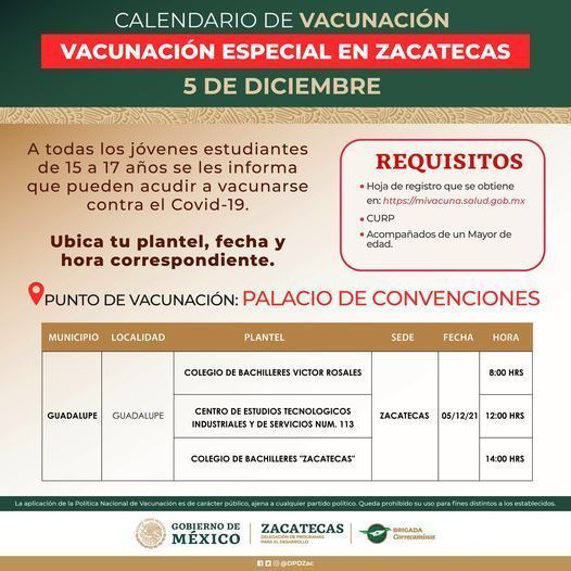 vacuna estudiantes