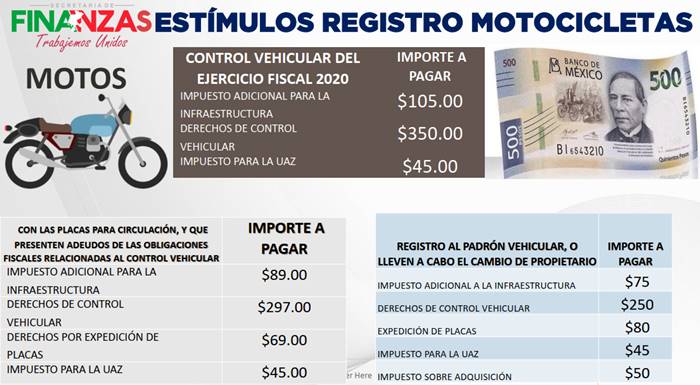 registro motocicletas