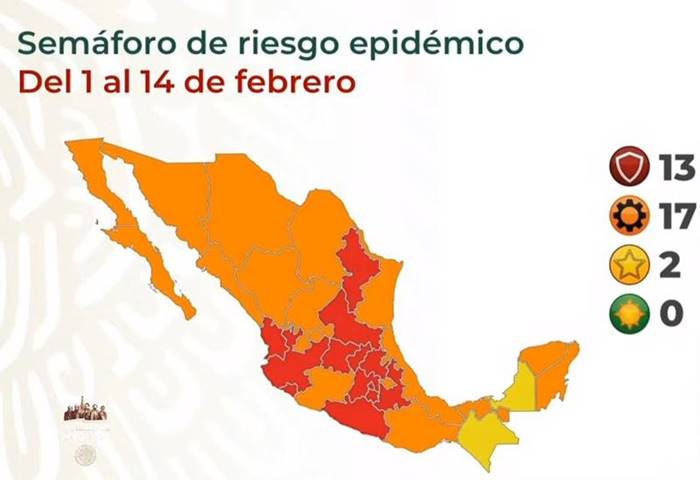 semaforo covid febrero